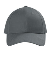 CornerStone® Canvas Cap - Charcoal - OSFA